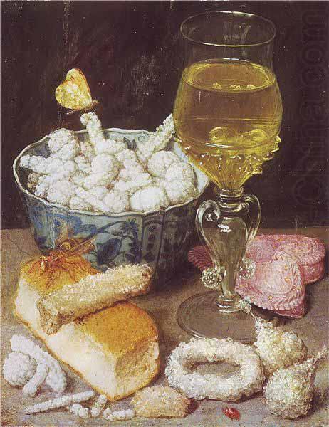Stilleben mit Brot und Zuckerwerk, Georg Flegel